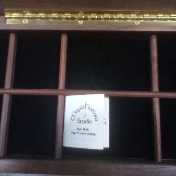 Maple Hollow Studio Fine Woodworking Jewelry Chest Handmade Nick Hally NEW - Picture 6 of 8
